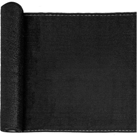 Estexo – Brise vue jardin tissu HDPE 1,0 x 25 m – Résistant aux UV et au vent – Valeur d'ombrage 80% – Installation rapide avec boutonnières