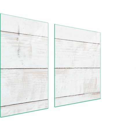 Assiette en verre et planche à découper en bois 100x52 (1/5)