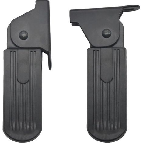 Pedane per moto, pedali per passeggero, guida comoda, design pieghevole, distanza tra i fori 5-7 cm (1/5)