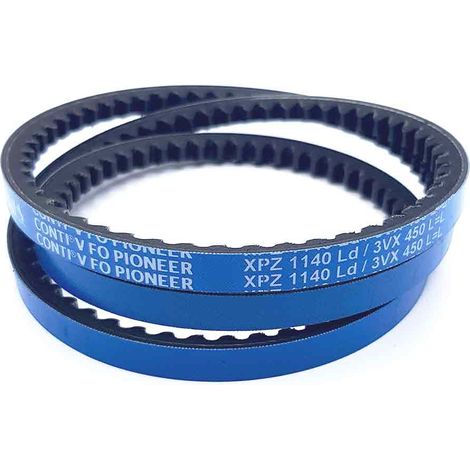Courroie type trapézoïdale crantée XPZ1140
