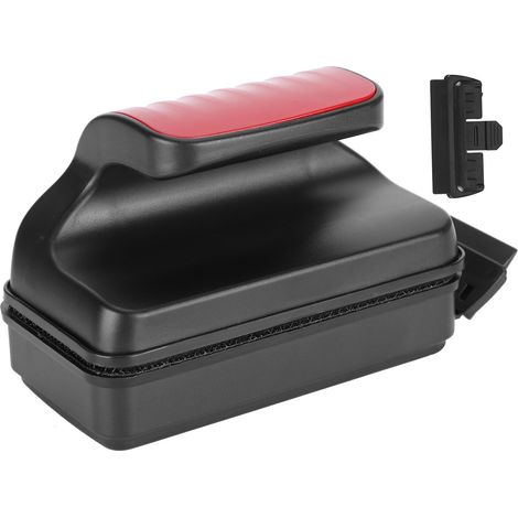 Brosse magnétique double face flottante pour aquarium, nettoyant pour vitres avec grattoir à algues, sans rayures (M) (1/5)