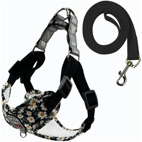 Fournitures pour animaux de compagnie Laisse respirante pour chien Laisse imprimée pour chien de promenade pour chien de petite et moyenne taille Nouveau harnais pour animaux de compagnie en gros (1/3)