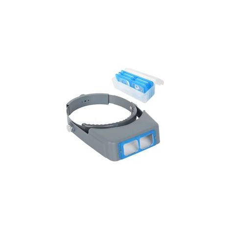 Loupe serre-tête, loupe professionn à double objectif pour bijoux, loupe binoculaire en verre opitcal avec grossissement d'objectif-1,5X 2X 2,5X 3,5X pour réparation, travaux manuels (1/5)