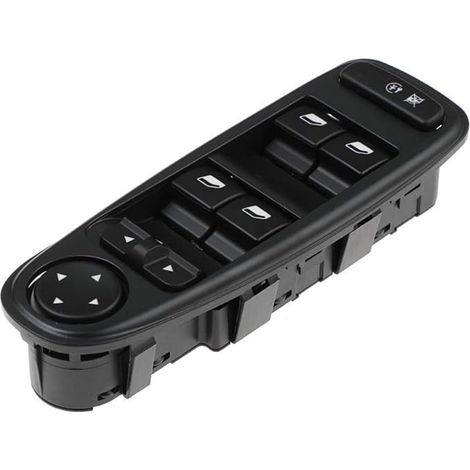 Botón de control del regulador de elevalunas eléctrico, interruptor principal del espejo, regulador de elevalunas eléctrico para Citroën C4 Grand Picasso 2007-2014 6554YH 6554.YH Interruptor del regul (1/5)
