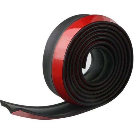 2.5m Multipurpose Rubber Seal Strip, Garage Door Seal Strip, Shutter Doors Seal Strip, Weather Edge Trim Full Wrap Bottom Sealed(5x60mm) (1/4)