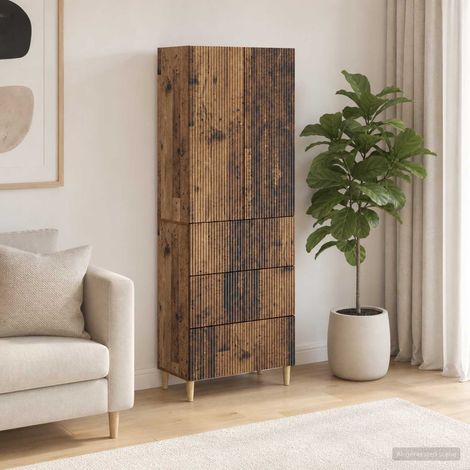 vidaXL Schrankset 2 pcs 66 x 34,5 x 90 cm Holzwerkstoff (1/5)