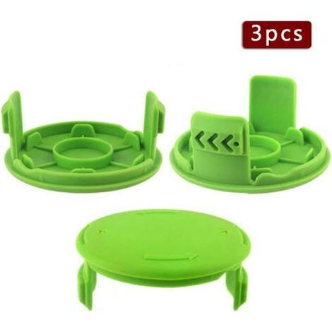 Capuchon De Protection De Bobine - Pour Débroussailleuse - Compatible Modèles Greenworks 21332 21222A 21602 - Lot De 3 (1/5)