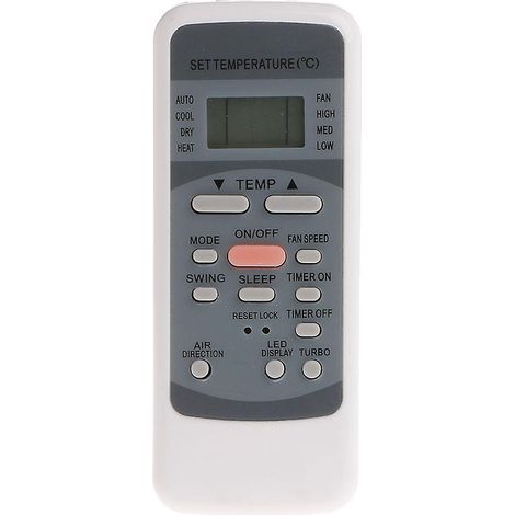 Télécommande pour climatiseur portable split Midea R51m/ce R51d/e R51m/bge (1/5)