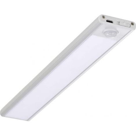 V-TAC Lampada LED armadio sotto pensile ricaricabile 1,5W Sensore PIR 4000K IP20 - 2958