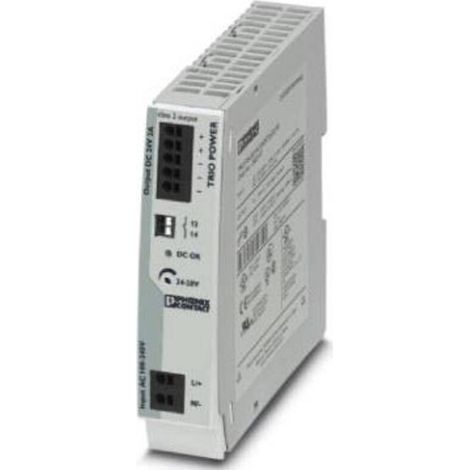[NEUWERTIG] B-Ware Phoenix Contact Hutschienen-Netzteil 2903147 72W 3A Trafo Push-In-Klemme IP20 (1/2)