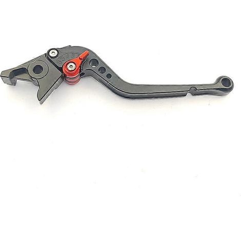 Convient pour les motos Boolean 1125R GSX250R DL250 : accessoire de biellette de direction et de klaxon de frein avant modifié (noir à poignée longue). (1/5)