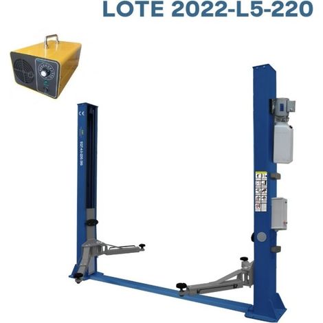 Pont lvateur 2 colonnes 4T 220V et Gnrateur d'Ozone 5 000 mg/h