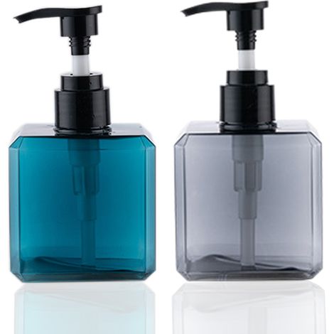 Distributeur Pompe - Flacon Vide 250 ml - Pour Savon Lotion Shampoing Gel Douche - Lot de 2 (1/5)