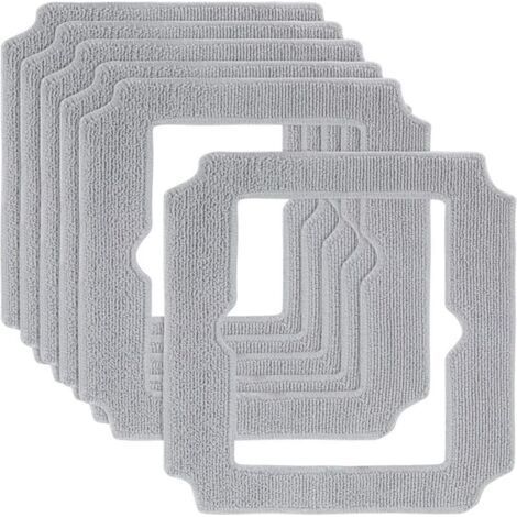 6 Pack Cleaning Cloths for Ecovacs Winbot Mini Family Window Cleaning Robot - Replacement Cleaning Pad for Ecovacs Winbot MINI W-CC02-0012 (1/4)