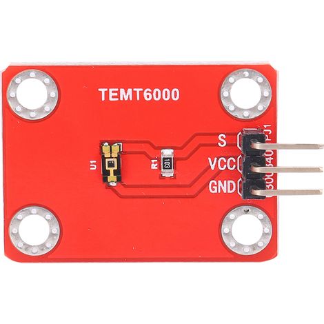 Capteur de Luminosité TEMT6000, Module de Détection d'Intensité Lumineuse Analogique 1-5000 Lux, pour Arduino et Raspberry Pi (1/5)