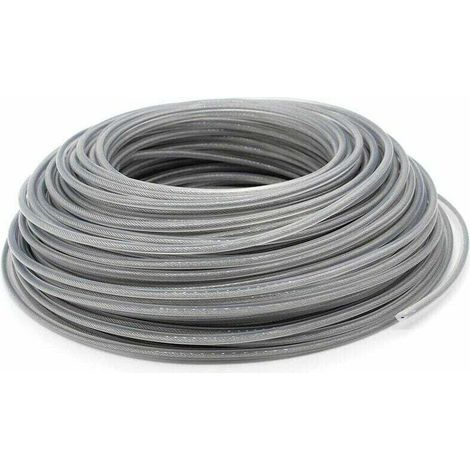 Universeller Rasentrimmerfaden, 3,0 mm Stahl-Trimmerfaden, robuster Freischneider-Stahldraht für Bump-Head-Gartenrasenmäher FLITI (1/4)