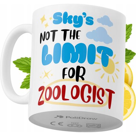 Mug humoristique pour zoologiste, avec un texte amusant et un design graphique original. Idéal pour les anniversaires, les fêtes et les occasions spéciales. Mug premium pour la maison, le bureau et le (1/5)