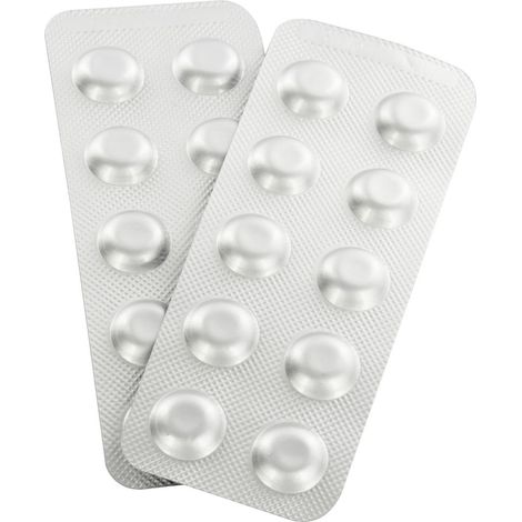 Steinbach O2/pH Ersatztabletten 30 Stk. Tabletten DPD4 + Phenol-Red silber Poolchemie