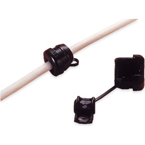 KSS Soulagement de traction, noir, polyamide, 9,2 mm, 1,6 mm