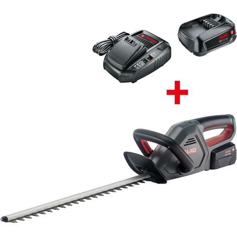 18 V Bosch Home and Garden Compatible Cordless Hedge Trims HT 1845 Set Con batteria 18 V 2,5 AH + (1/4)