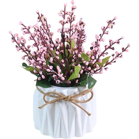 Fleurs artificielles, plantes artificielles, bonsaï, centre de table pour bureau à domicile, centre de table pour mariage (1/5)