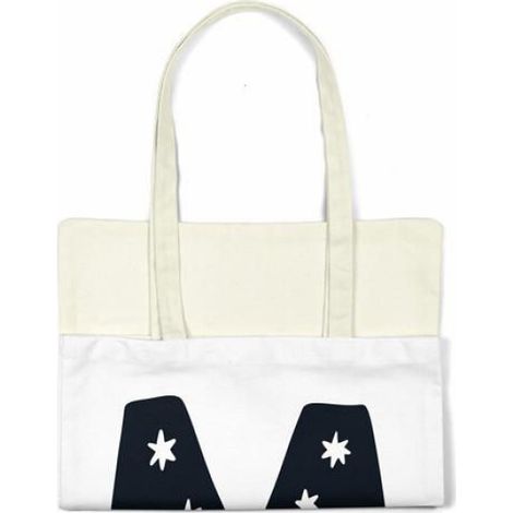 Sac Shopping - Tote Bag Coton Réutilisable - 48 X 55 Cm - Porté Épaule - 1 Pièce (1/4)