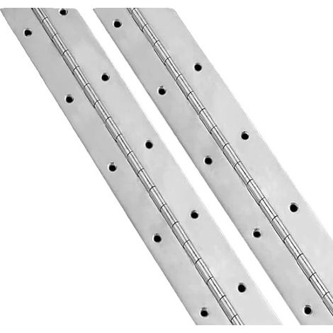 Charnière de meuble, acier inoxydable durable, rotation à 270°, 2pcs 16inx30mmx1.2mm (1/2)