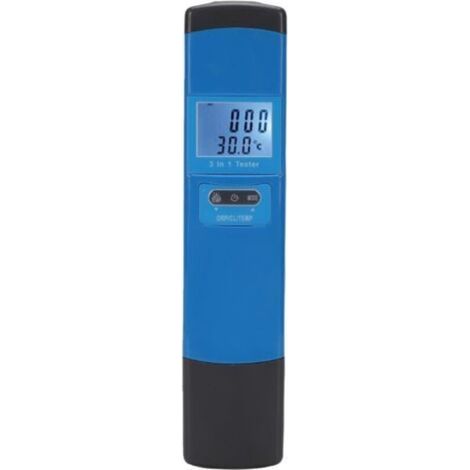 3-in-1 ORP/Residual Chlorine/Temperature Tester for Aquariums, Ponds and Swimming Pools - Complete Test Kit (1/5)