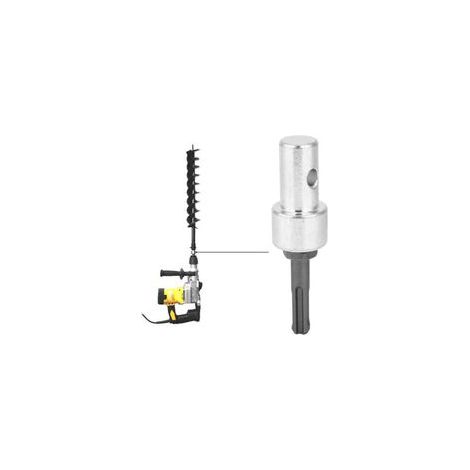 Excellent adaptateur de tarière de terre, tarière professionnelle, adaptateur de maçonnerie en métal pour SDS Plus Perceuse Visseuse Sans Fil Perceuse à Perch