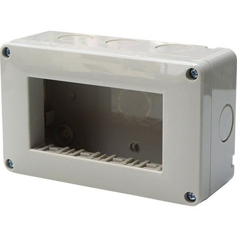 Ettroit EV2504 Außengehäuse Hydrobox 4 Module Box 504 IP40 kompatibel VIMAR PLANA