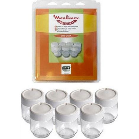 Ersatzteil - Lot de 7 pots en verre avec co - - MOULINEX, TEFAL