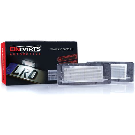 Luci targa a LED 6000K Bianco freddo 12V CANBUS per Renault Captur Espace IV Scenic II/III Modus Zoe (1/4)
