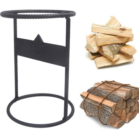 Fendeuse Bois Manuelle en Acier, Séparateur d'Embrasement de Bois à Brûler, Fendeur de Bûches Manuel Portable pour Jardin, Outil de Fendage de Bois Chauffage pour Fendre Bûches de Bois