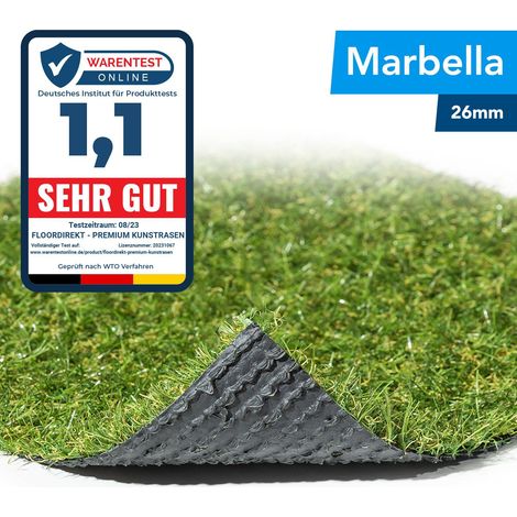 Pelouse artificielle Marbella Hauteur: 26 mm 200 x 50 cm