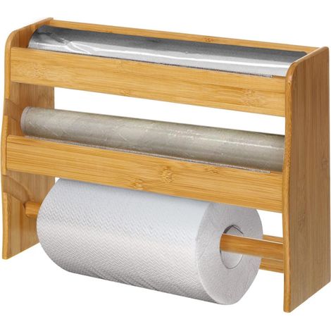 Distributeur 3 Rouleaux Cuisine en Bambou (1/5)