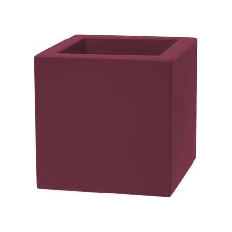 Vaso Schio Cubo 40 Burgundy 40 x 40 x 40 cm