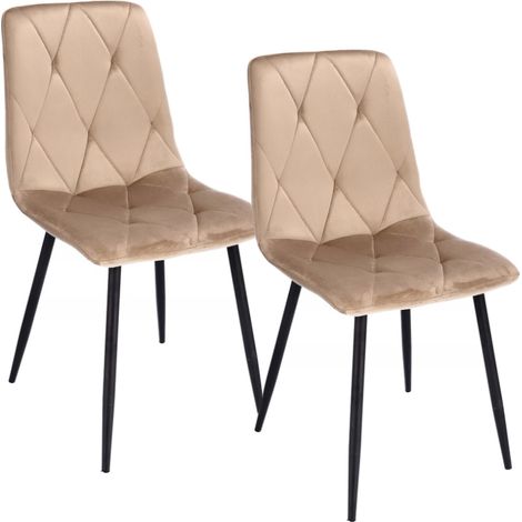 2 x PIADO Stuhl, beige (Beinsatz + Schrauben)