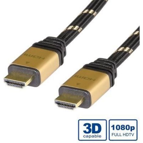 Câble HDMI - 3m - Double blindage - Noir (1/3)