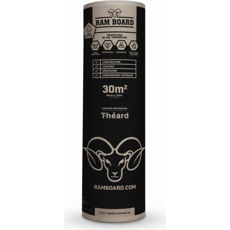 Protección de superficies RAM BOARD rollo 32M x 94CM : 30M² - THEARD - 1997