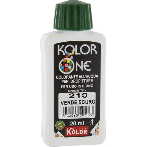 COLORANTE KOLOR ONE ML.20 N.210 VERDE SCURO. Prezzo per 1 pezzo. (1/2)