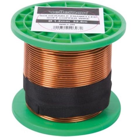 Alambre de soldar cobre velleman 1.2 mm 32.5 m