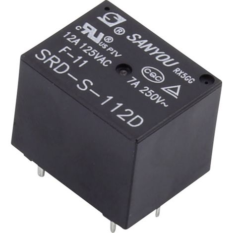 TRU COMPONENTS SRD-S-112D Printrelais 12 V/DC 12 A 1 Wechsler 1 St.
