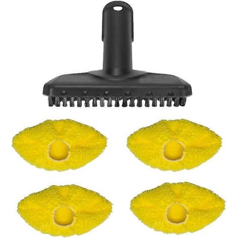 Für Kärcher SC1 SC2 SC3 SC4 SC5 Dampfreiniger Handbürste Mikrofasertuch Set Dampfreiniger Handdüse (1/5)