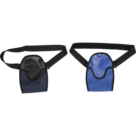 2 pièces Housse pour Poche de Stomie Ajustable, Ceinture de Soutien Universelle - Bleu Foncé et Bleu Royal (1/5)