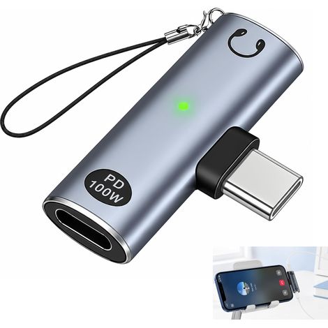 Adaptateur De Casque USB C Avec Charge Rapide 100W, Adaptateur USB C Jack 3.5mm PD 100W 2 en 1, Splitter Audio Type C avec Charge Rapide PD 100W, Convertisseur USB C vers Aux, Écoute et Simultanée (1/5)