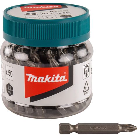 MAKITA B-26509 - Bote de 50 puntas pozidrive a granel pz2 x 50 mm