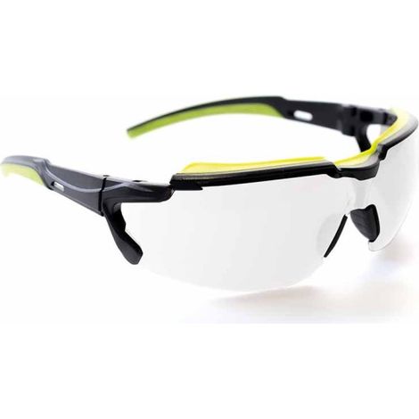 Gafas deportivas con detalles en negro y verde POMPEIA SAFETOP  Claro (1/2)