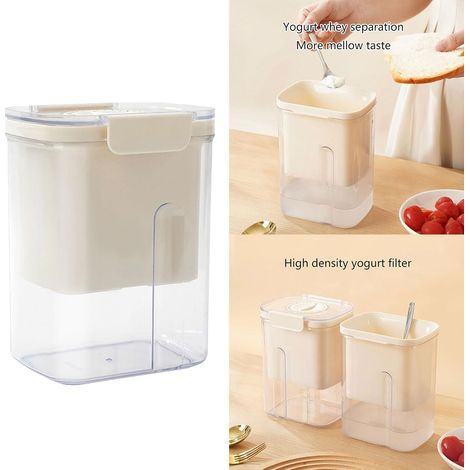Colini per yogurt, filtri a maglia fine, strumento per la separazione del siero di latte, setaccio per alimenti, filtro per succhi (1/4)