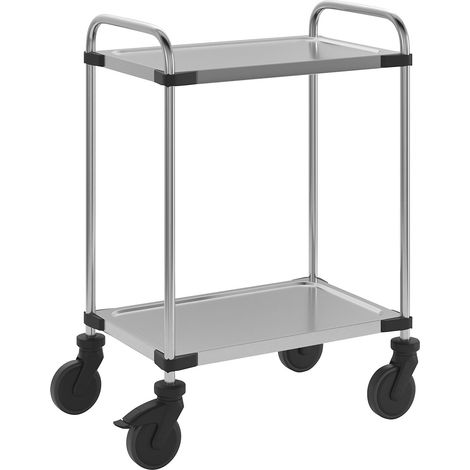 FRANKEL kaiserkraft, Chariot de service en inox 640-RL, à 2 (1/5)