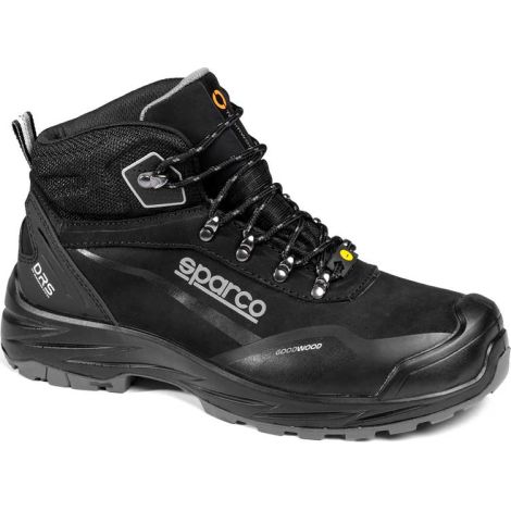 Sparco Scarpe Goodwood Dell S7S Tg. 48 calzature di sicurezza a polacco DRS resistente all'acqua puntale fibra di vetro amagnetico Nero 48